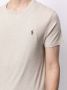 Polo Ralph Lauren T-shirt met geborduurde pony Beige - Thumbnail 5