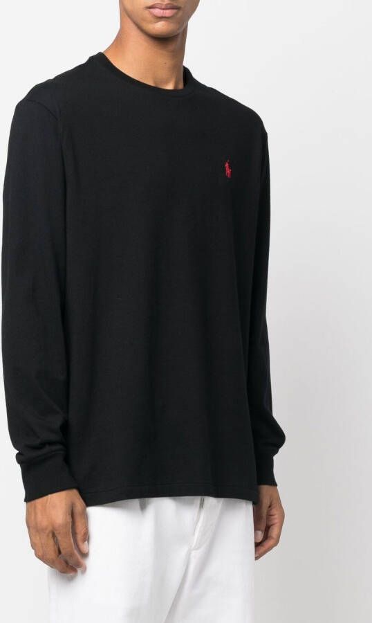 Polo Ralph Lauren T-shirt met lange mouwen Zwart