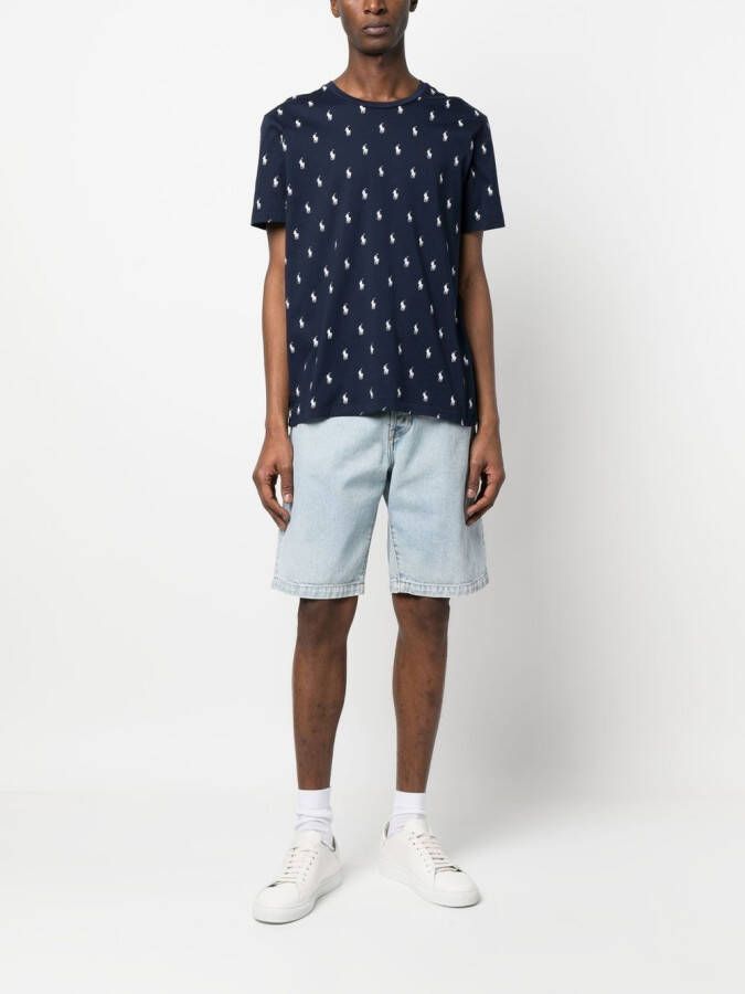 Polo Ralph Lauren T-shirt met logoprint Blauw