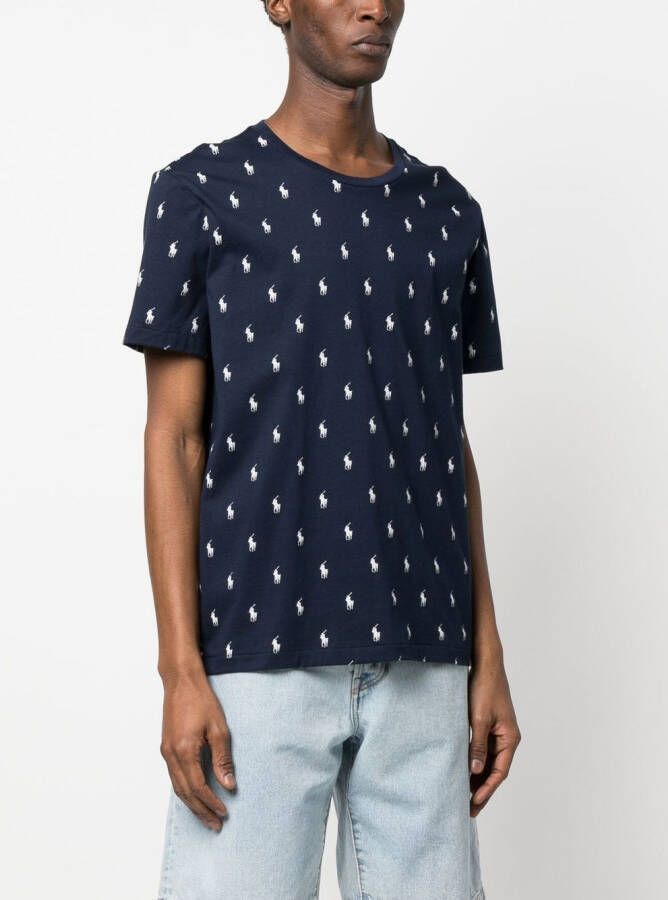Polo Ralph Lauren T-shirt met logoprint Blauw