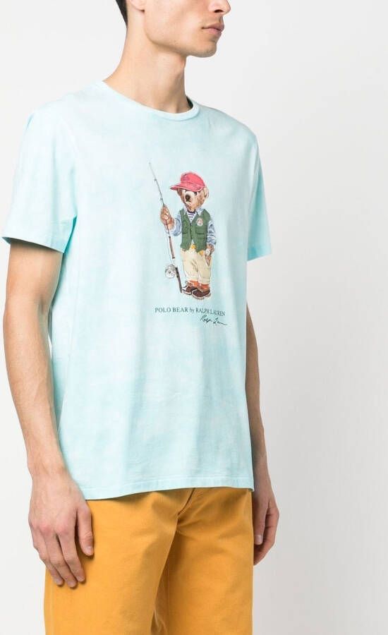 Polo Ralph Lauren T-shirt met logoprint Blauw