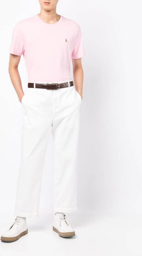 Polo Ralph Lauren T-shirt met logoprint Roze