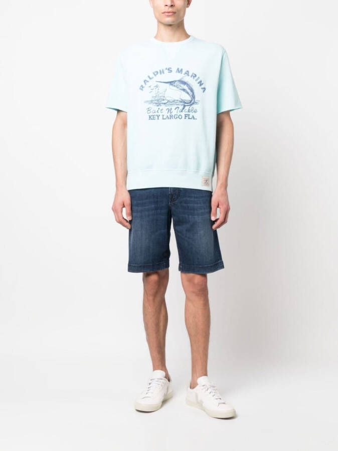 Polo Ralph Lauren T-shirt met print Blauw