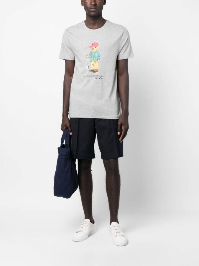 Polo Ralph Lauren T-shirt met print Grijs