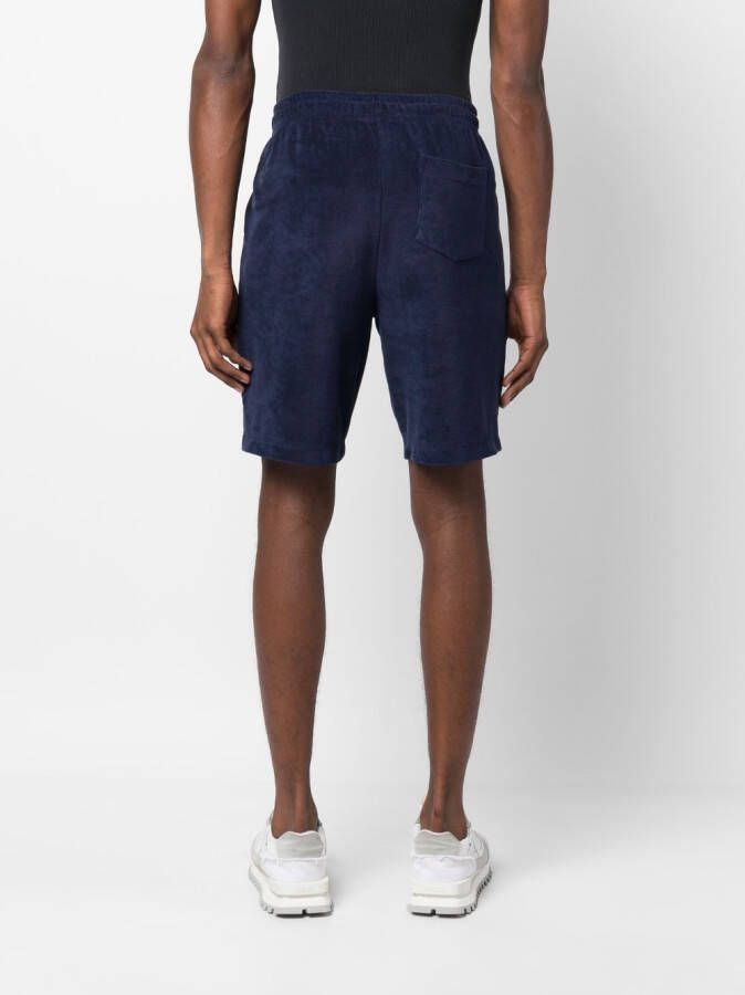 Polo Ralph Lauren Terry shorts met trekkoordtaille Blauw