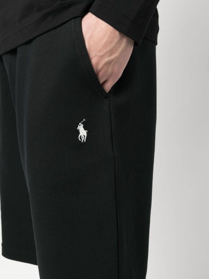 Polo Ralph Lauren Trainingsshorts met geborduurd logo Zwart
