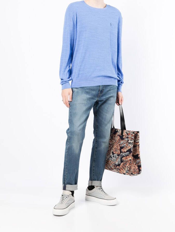 Polo Ralph Lauren Trui met geborduurd logo Blauw