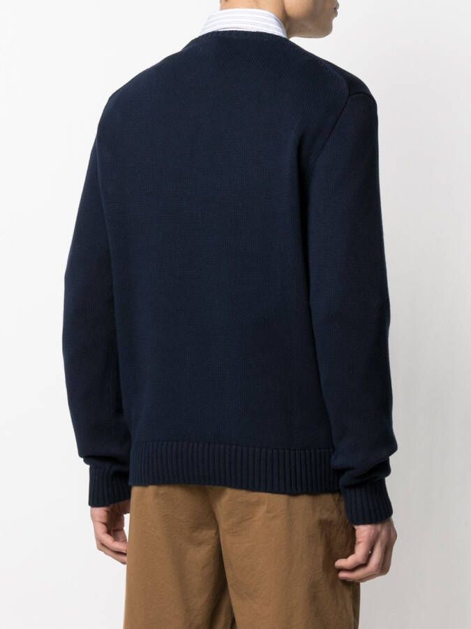 Polo Ralph Lauren Trui met geborduurd logo Blauw