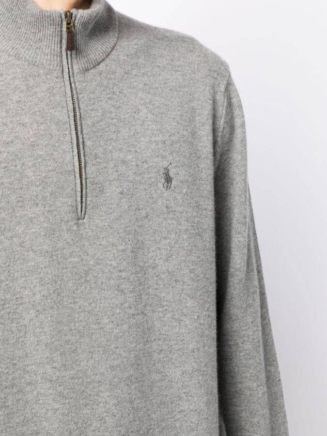 Polo Ralph Lauren Trui met geborduurd logo Grijs