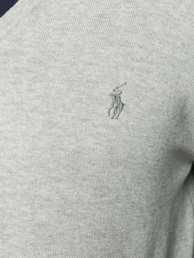 Polo Ralph Lauren Trui met geborduurd logo Grijs