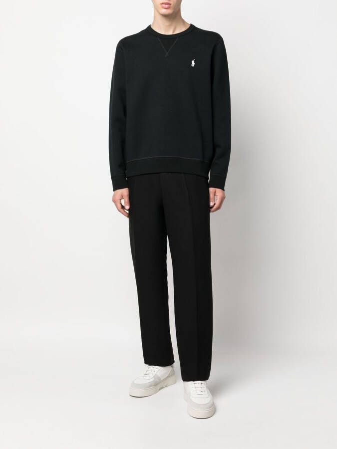 Polo Ralph Lauren Trui met geborduurd logo Zwart