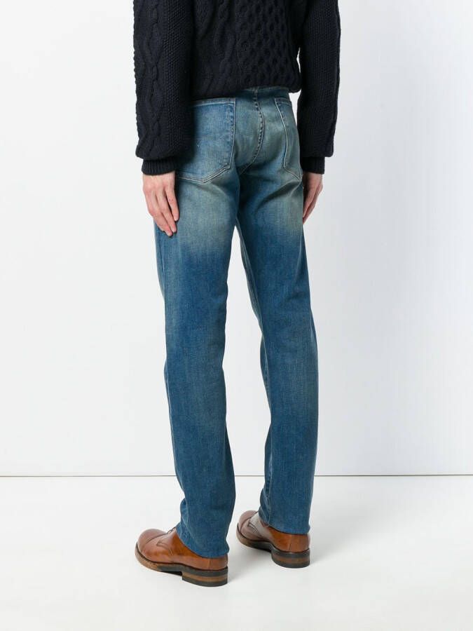 Polo Ralph Lauren Varick slim-fit rechte jeans Blauw