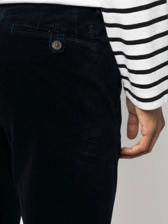 Polo Ralph Lauren Broek met fluwelen-effect Blauw