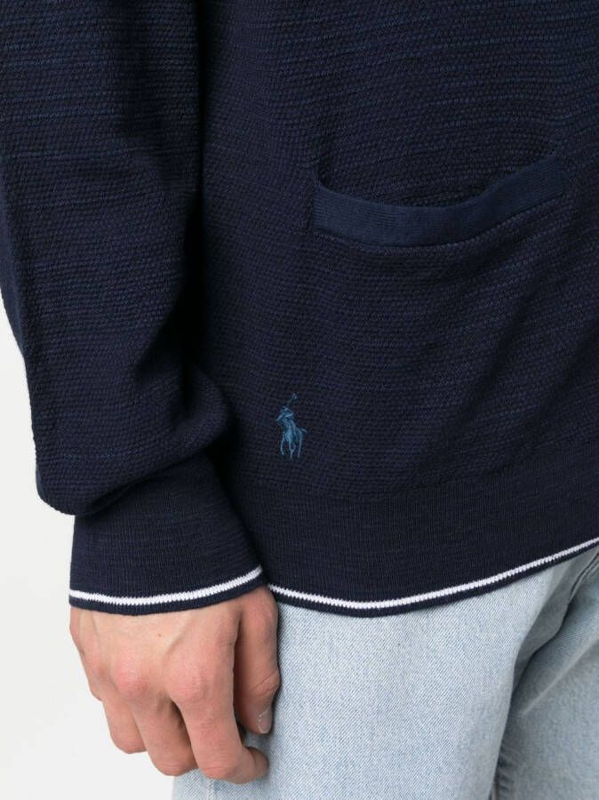 Polo Ralph Lauren Vest met geborduurd logo Blauw