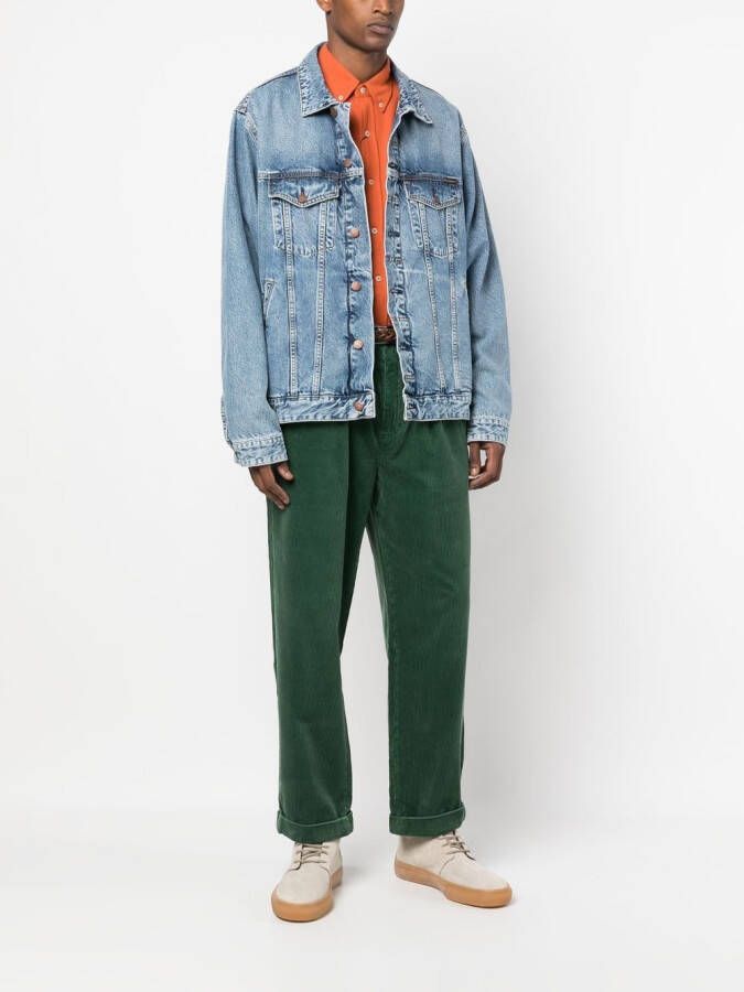 Polo Ralph Lauren Broek met geplooid detail Groen