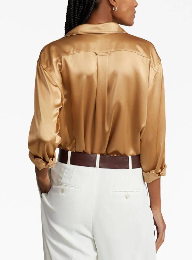 Polo Ralph Lauren Zijden blouse Beige