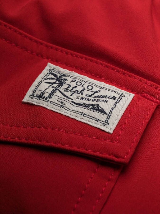 Polo Ralph Lauren Zwembroek met geborduurd logo Rood