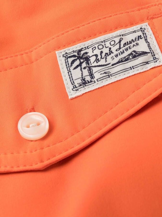 Polo Ralph Lauren Zwembroek met logopatch Oranje