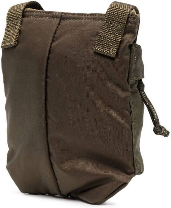 Porter-Yoshida & Co. Crossbodytas met logopatch Groen