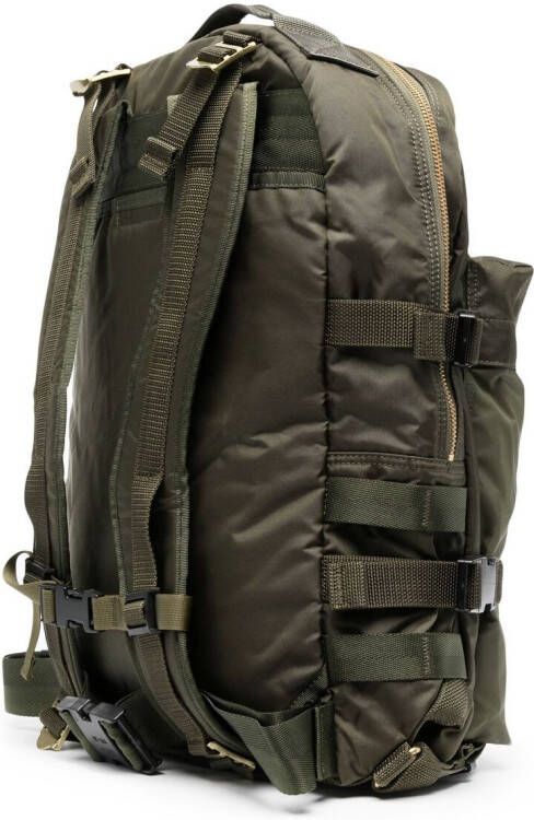 Porter-Yoshida & Co. Rugzak met logopatch Groen