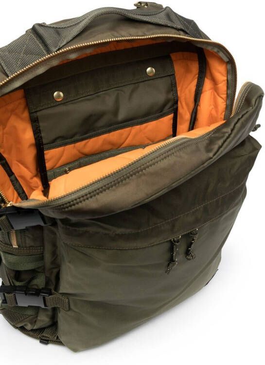 Porter-Yoshida & Co. Rugzak met logopatch Groen