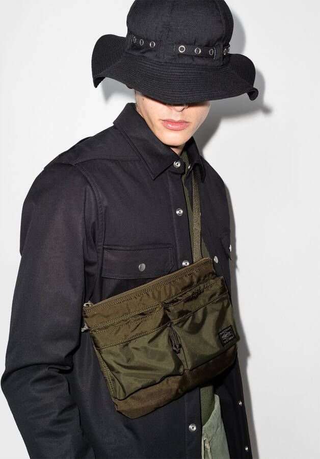 Porter-Yoshida & Co. Schoudertas Groen