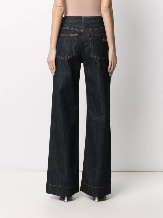 Ports 1961 Flared jeans Blauw