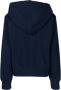 Ports 1961 Hoodie met patchdetail Blauw - Thumbnail 2