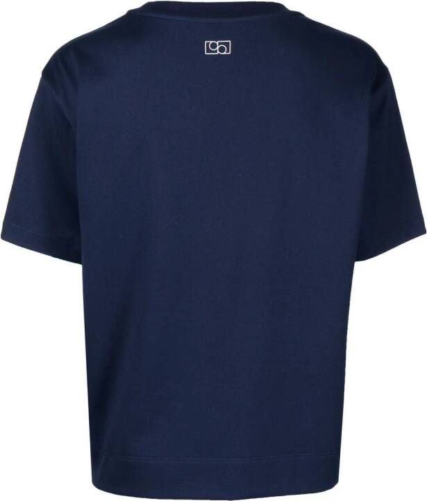 Ports 1961 Katoenen T-shirt Blauw