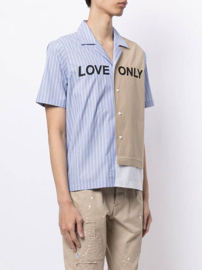 Ports V Gestreept shirt Blauw