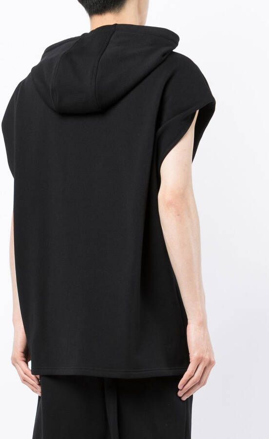 Ports V Hoodie met logopatch Zwart