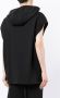 Ports V Hoodie met logopatch Zwart - Thumbnail 5