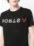 Ports V T-shirt met logoprint Zwart - Thumbnail 5