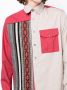 Ports V Overhemd met geometrische print Beige - Thumbnail 5
