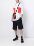 Ports V Poloshirt met contrastvlak Wit - Thumbnail 2