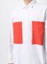 Ports V Poloshirt met contrastvlak Wit - Thumbnail 5