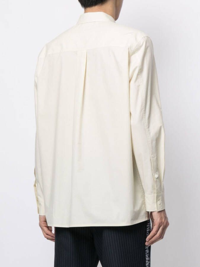 Ports V Shirt met borstzak Beige