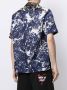 Ports V Shirt met marmerprint Blauw - Thumbnail 5