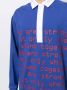 Ports V Shirt met tekst Blauw - Thumbnail 5
