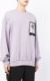 Ports V Sweater met ronde hals Paars - Thumbnail 4