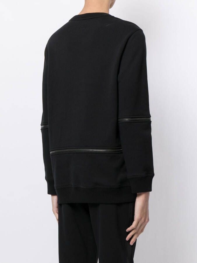 Ports V Sweater met ronde hals Zwart
