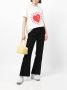 Ports V T-shirt met hartprint Wit - Thumbnail 3