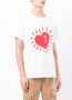 Ports V T-shirt met hartprint Wit - Thumbnail 4