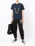Ports V T-shirt met logoprint Blauw - Thumbnail 2