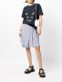 Ports V T-shirt met logoprint Blauw - Thumbnail 3