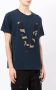Ports V T-shirt met logoprint Blauw - Thumbnail 4