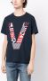 Ports V T-shirt met monogramprint Blauw - Thumbnail 3