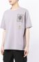 Ports V T-shirt met patchdetail Paars - Thumbnail 4