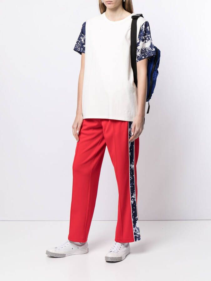 Ports V T-shirt met print Rood