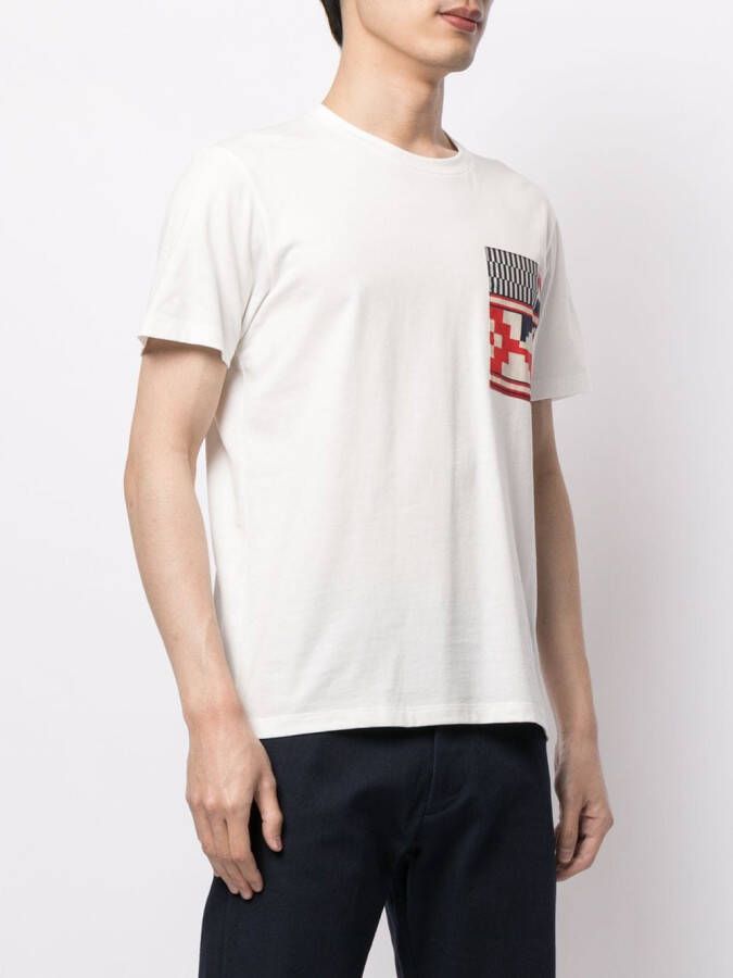 Ports V T-shirt met print Wit